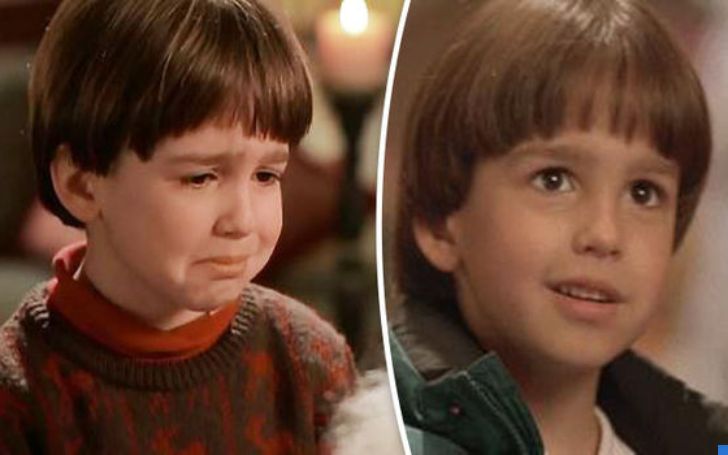 Eric Lloyd photo as a child actor in his first movie, The Santa Clause at the age of two.